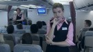 Ladykracher -- Auf einem Charterflug nach Mallorca sehen die Sicherheitshinweise etwas anders aus.
